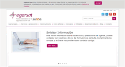 Desktop Screenshot of egarsat.es