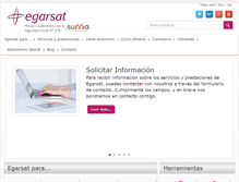Tablet Screenshot of egarsat.es